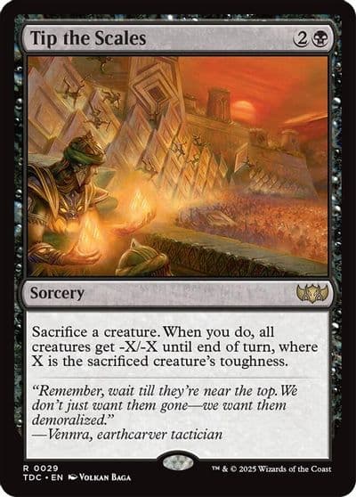 Tip the Scales Commander: Tarkir: Dragonstorm Magic card