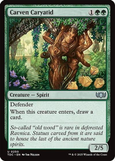Carven Caryatid Commander: Tarkir: Dragonstorm Magic card