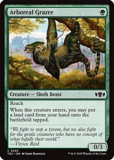 Arboreal Grazer Commander: Tarkir: Dragonstorm Magic card