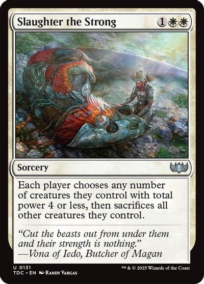 Slaughter the Strong Commander: Tarkir: Dragonstorm Magic card