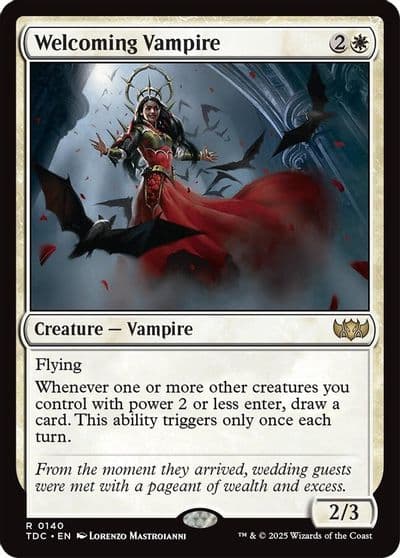 Welcoming Vampire Commander: Tarkir: Dragonstorm Magic card