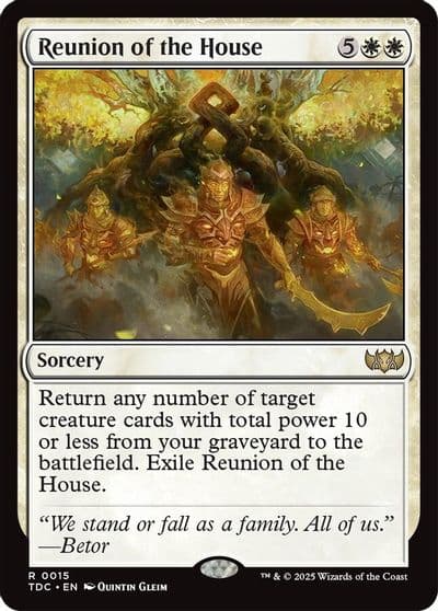 Reunion of the House Commander: Tarkir: Dragonstorm Magic card