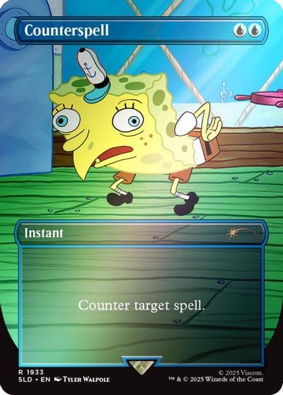 Counterspell 1933 Rainbow Foil Secret Lair Drop Series Magic card