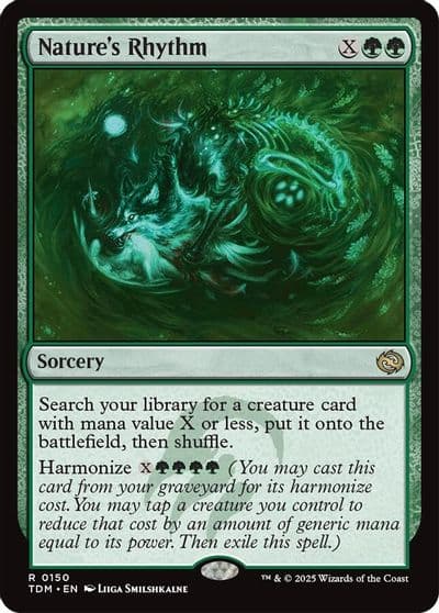 Natures Rhythm Tarkir: Dragonstorm Magic card