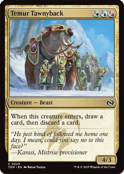 Temur Tawnyback Tarkir: Dragonstorm Magic card