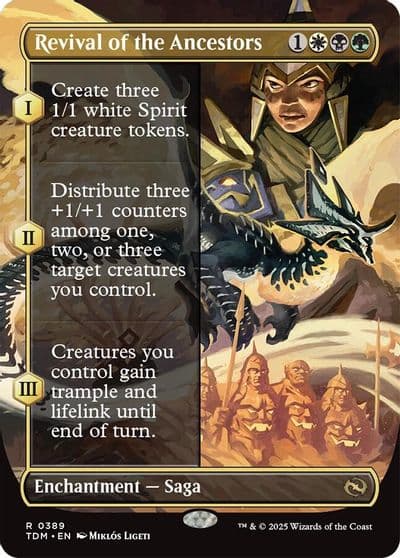Revival of the Ancestors Borderless Tarkir: Dragonstorm Magic card