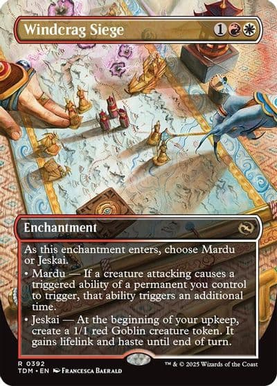 Windcrag Siege Borderless Tarkir: Dragonstorm Magic card
