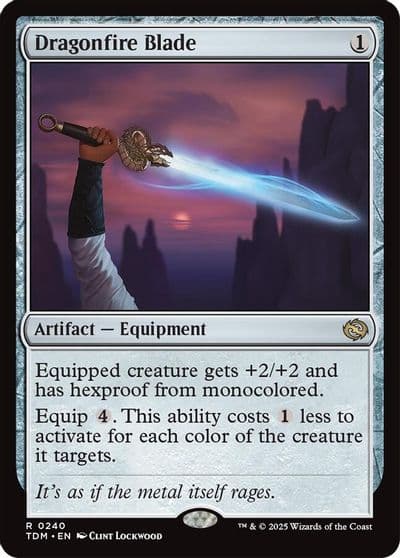 Dragonfire Blade Tarkir: Dragonstorm Magic card