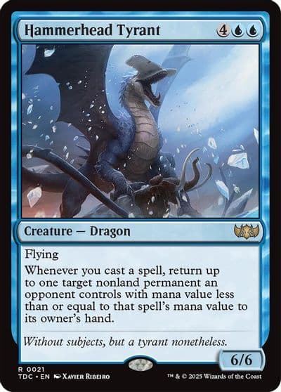 Hammerhead Tyrant Commander: Tarkir: Dragonstorm Magic card