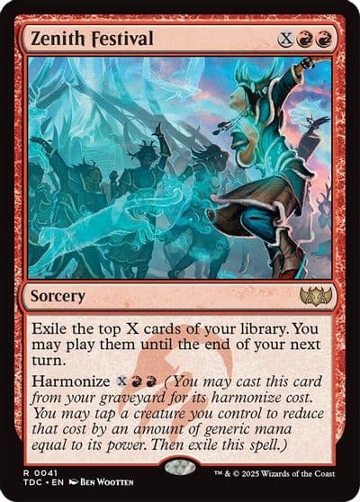 Zenith Festival Commander: Tarkir: Dragonstorm Magic card