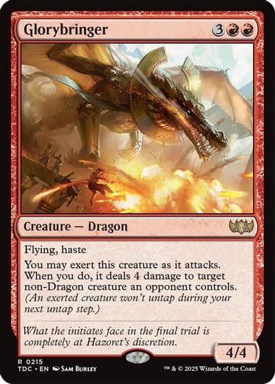 Glorybringer Commander: Tarkir: Dragonstorm Magic card