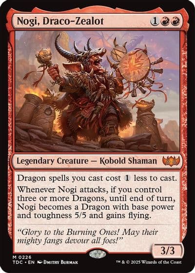 Nogi Draco Zealot Commander: Tarkir: Dragonstorm Magic card