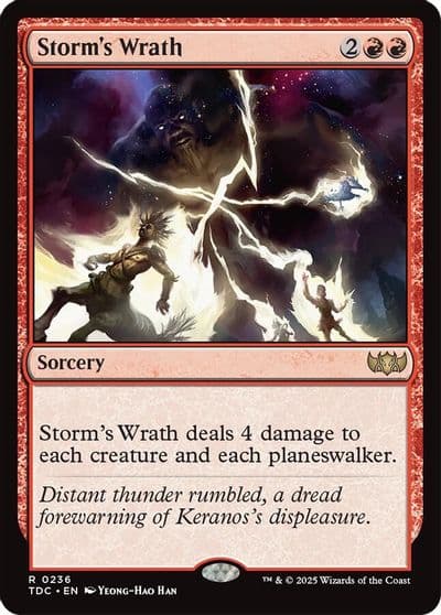 Storms Wrath Commander: Tarkir: Dragonstorm Magic card