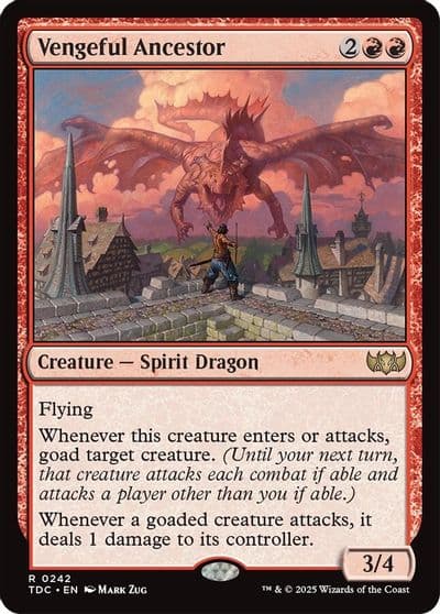 Vengeful Ancestor Commander: Tarkir: Dragonstorm Magic card