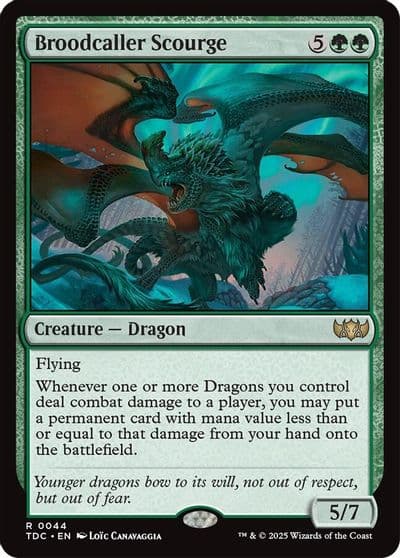 Broodcaller Scourge Commander: Tarkir: Dragonstorm Magic card