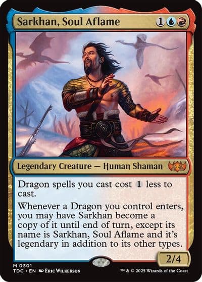 Sarkhan Soul Aflame Commander: Tarkir: Dragonstorm Magic card