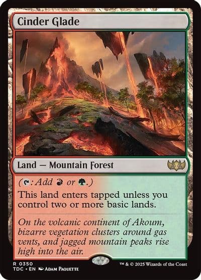 Cinder Glade Commander: Tarkir: Dragonstorm Magic card