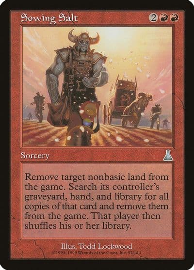 Sowing Salt Urza's Destiny Magic card