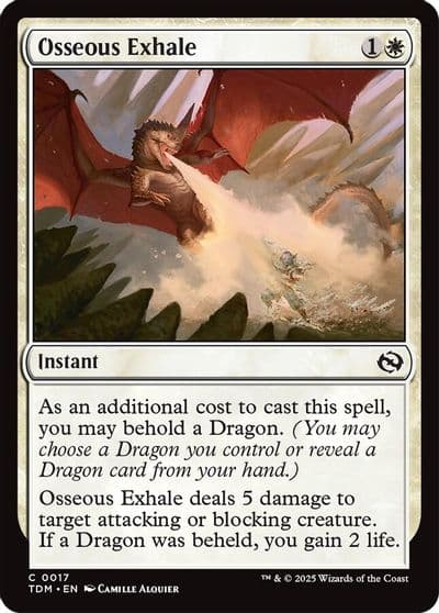 Osseous Exhale Tarkir: Dragonstorm Magic card