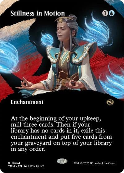 Stillness in Motion Borderless Tarkir: Dragonstorm Magic card