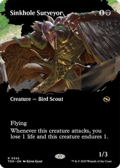 Sinkhole Surveyor Borderless Tarkir: Dragonstorm Magic card