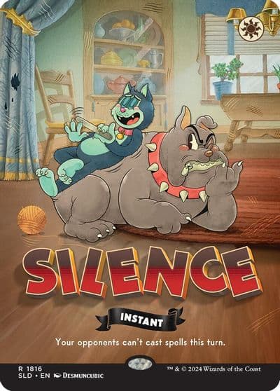 Silence 1816 Secret Lair Drop Series Magic card