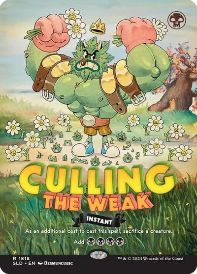 Culling the Weak Secret Lair Drop Series Magic card