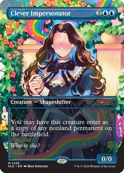 Clever Impersonator Secret Lair Drop Series Magic card
