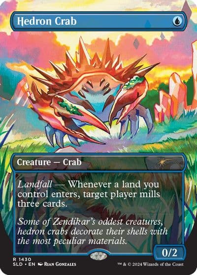Hedron Crab Secret Lair Drop Series Magic card
