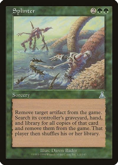 Splinter Urza's Destiny Magic card