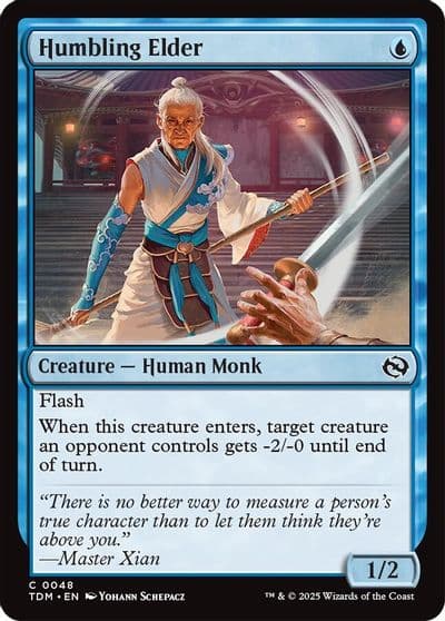 Humbling Elder Tarkir: Dragonstorm Magic card