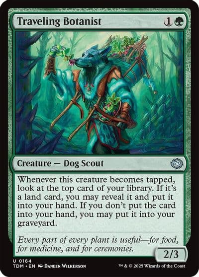 Traveling Botanist Tarkir: Dragonstorm Magic card