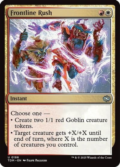 Frontline Rush Tarkir: Dragonstorm Magic card