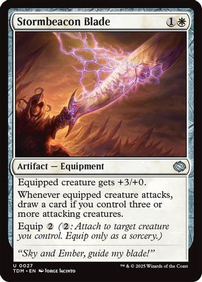 Stormbeacon Blade Tarkir: Dragonstorm Magic card