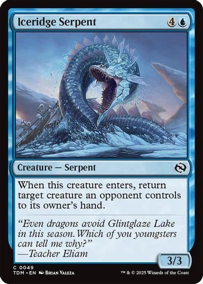 Iceridge Serpent Tarkir: Dragonstorm Magic card