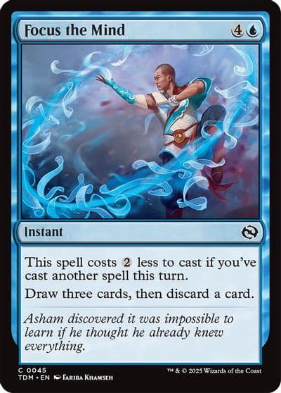 Focus the Mind Tarkir: Dragonstorm Magic card