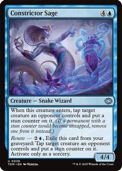 Constrictor Sage Tarkir: Dragonstorm Magic card