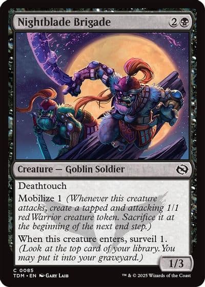 Nightblade Brigade Tarkir: Dragonstorm Magic card