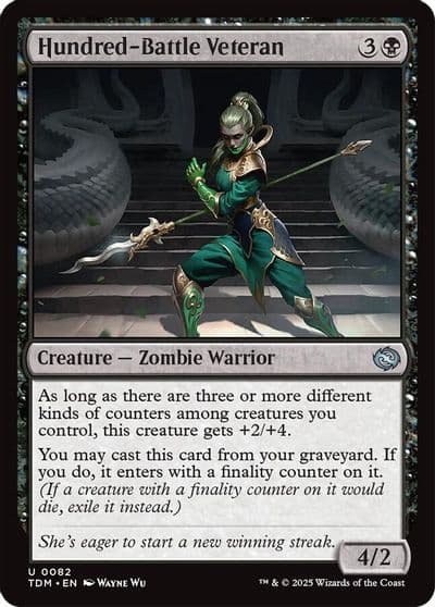 Hundred Battle Veteran Tarkir: Dragonstorm Magic card