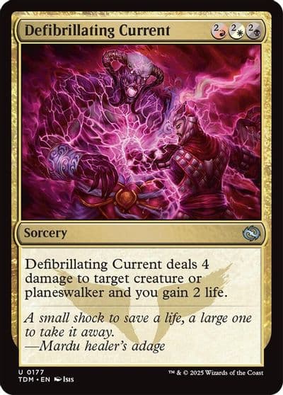 Defibrillating Current Tarkir: Dragonstorm Magic card
