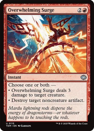 Overwhelming Surge Tarkir: Dragonstorm Magic card