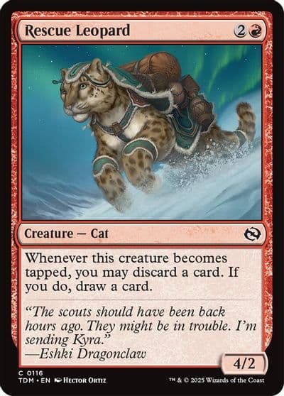 Rescue Leopard Tarkir: Dragonstorm Magic card