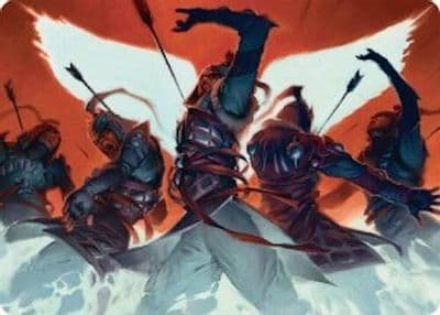 Desperate Measures Art Card 11 54 Art Series: Tarkir: Dragonstorm Magic card