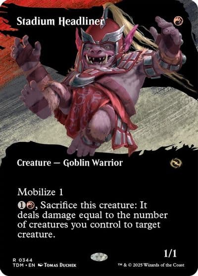 Stadium Headliner Borderless Tarkir: Dragonstorm Magic card