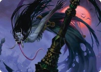 Qarsi Revenant Art Card 12 54 Art Series: Tarkir: Dragonstorm Magic card