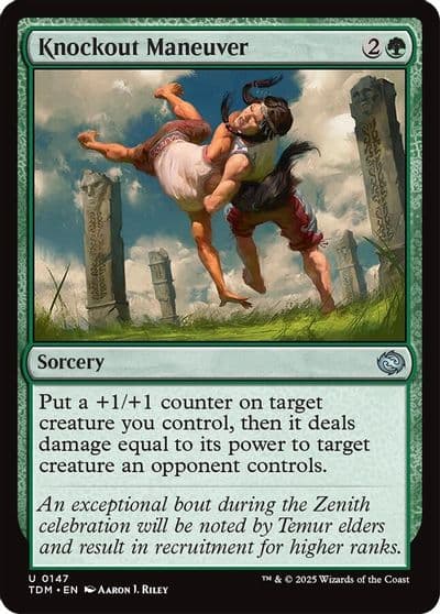 Knockout Maneuver Tarkir: Dragonstorm Magic card