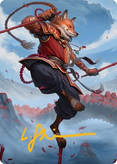 Equilibrium Adept Art Card 16 54 Gold Stamped Signature Art Series: Tarkir: Dragonstorm Magic card
