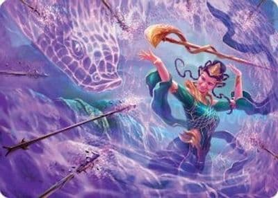 Snakeskin Veil Art Card 19 54 Art Series: Tarkir: Dragonstorm Magic card