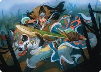 Eshki Dragonclaw Art Card 23 54 Art Series: Tarkir: Dragonstorm Magic card