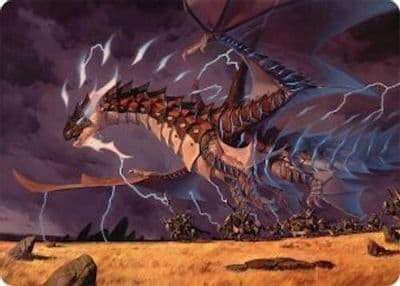 Neriv Heart of the Storm Art Card 25 54 Art Series: Tarkir: Dragonstorm Magic card